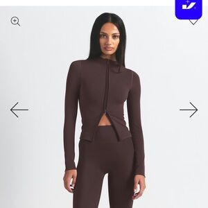 Skims x nike full zip jacket